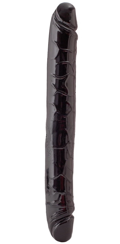 Изображение Black & Red by TOYFA Двусторонний черный фаллоимитатор Black and Red Toyfa 31 см