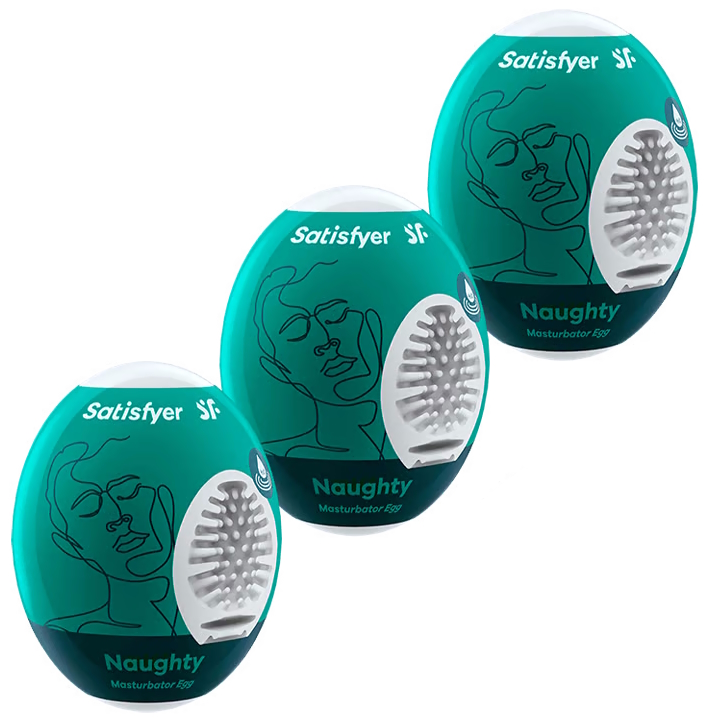 Изображение Satisfyer, Германия Набор яиц-мастурбаторов Satisfyer Masturbator Eggs Naughty 3 шт