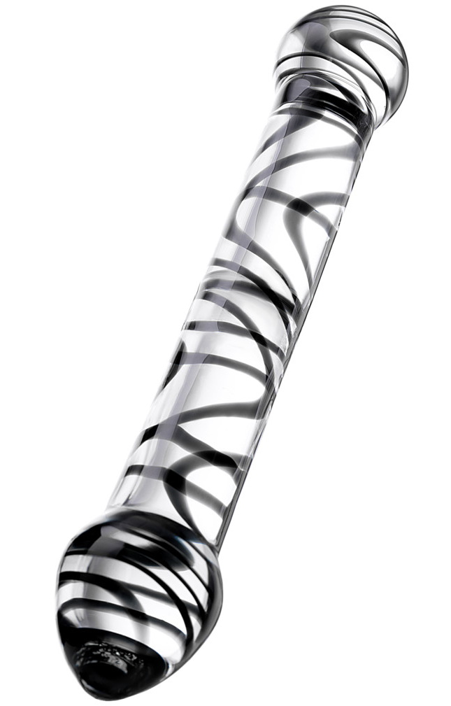 Изображение Sexus Glass Двусторонний фаллос из стекла Sexus Glass 21 см