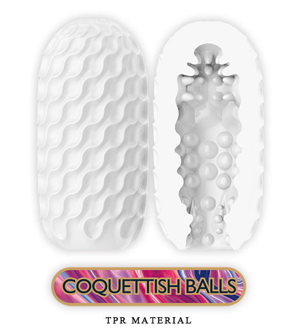 Изображение Pretty Love, Китай Двустороннее яйцо-мастурбатор Pretty Love Coquettish Balls Venus-X