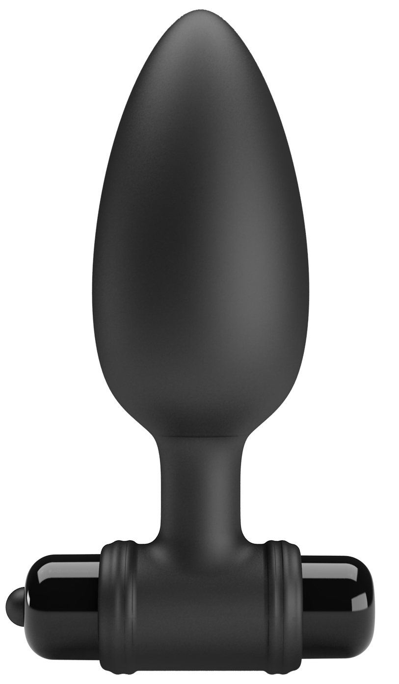 Фото Pretty Love Анальная втулка с вибрацией Pretty Love Vibra Butt Plug II черная