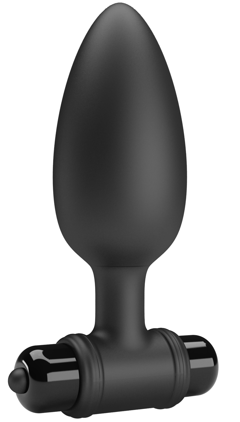 Фото Pretty Love Анальная втулка с вибрацией Pretty Love Vibra Butt Plug II черная