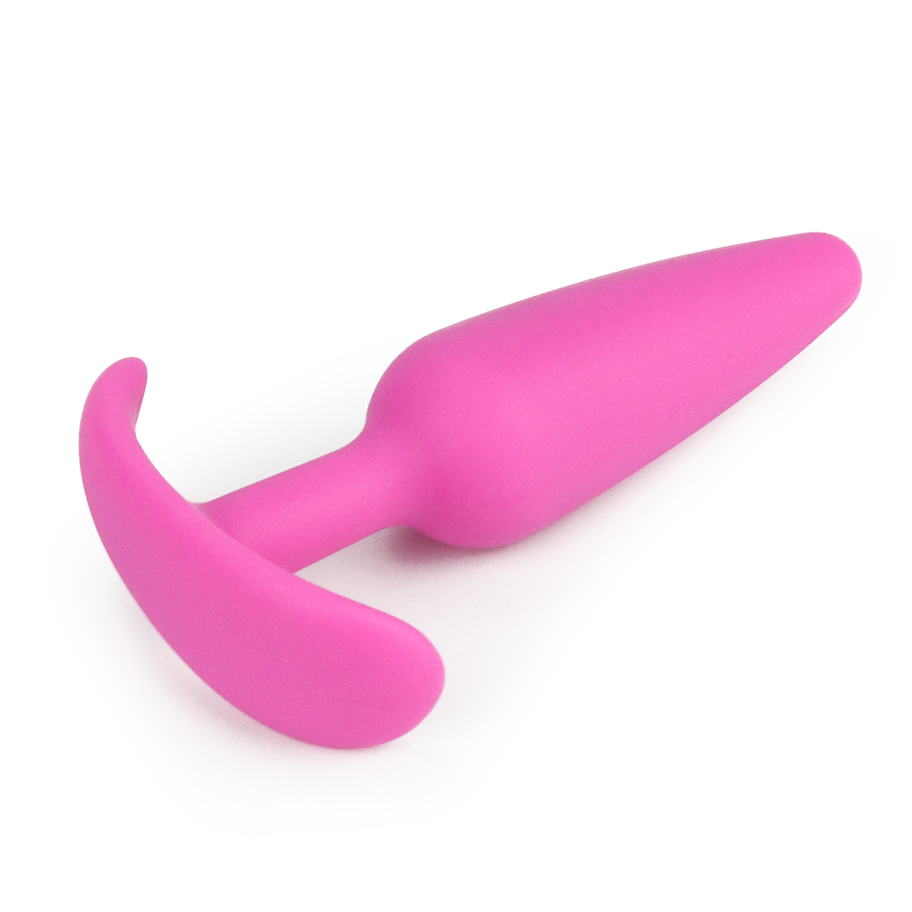 Фото Lovetoy, Китай Розовая силиконовая анальная пробка Lure Me Small