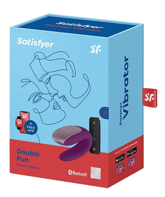 Фото Satisfyer, Германия Смарт-стимулятор для пар Satisfyer Double Fun фиолетовый