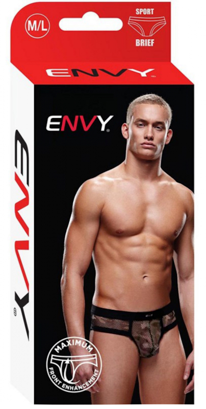 Изображение  Мужские трусы-брифы Envy милитари M/L