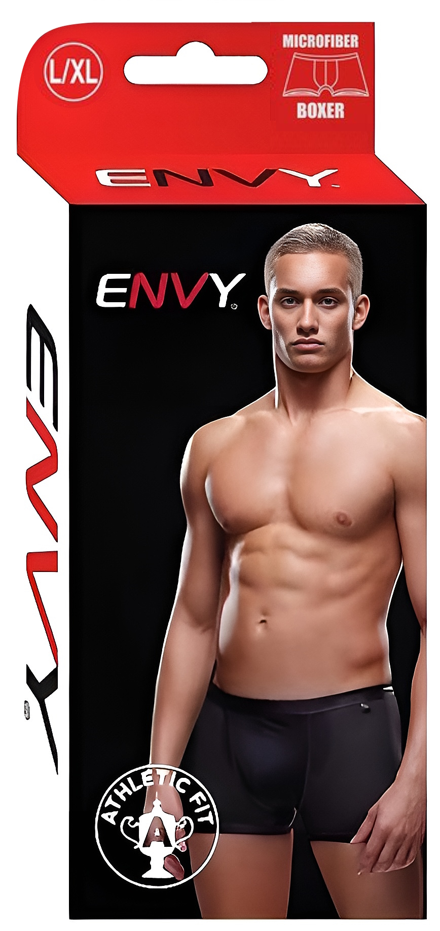 Мужские трусы-боксеры с мокрым эффектом в сеточку Envy черные L/XL — купить в Минске Фото Мужские трусы-боксеры с мокрым эффектом в сеточку Envy черные L/XL