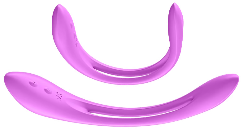 Изображение Satisfyer, Германия Многофункциональный вибратор для пар с гибкой основой Satisfyer Elastic Joy Violet