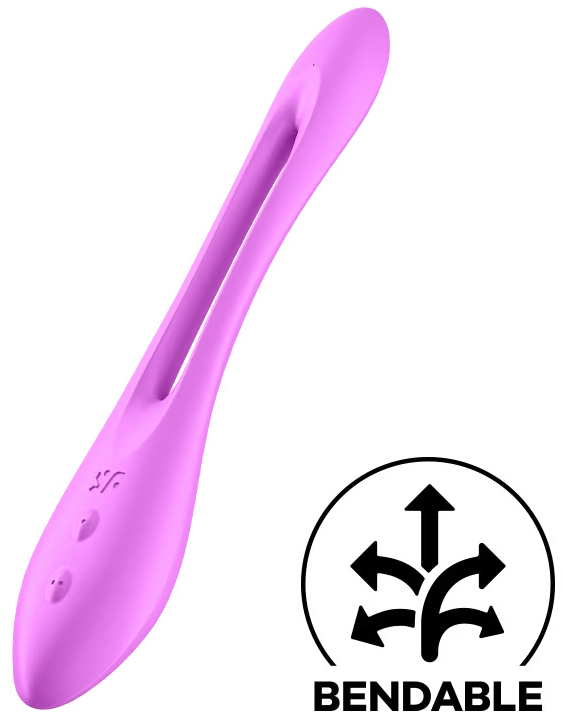 Изображение Satisfyer, Германия Многофункциональный вибратор для пар с гибкой основой Satisfyer Elastic Joy Violet