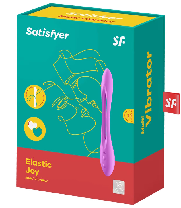 Изображение Satisfyer, Германия Многофункциональный вибратор для пар с гибкой основой Satisfyer Elastic Joy Violet