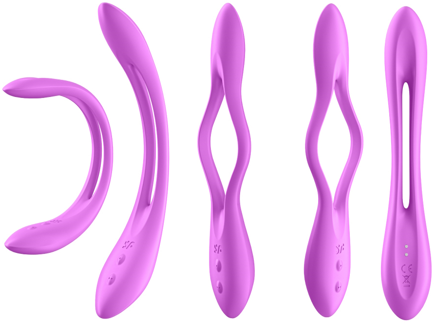 Изображение Satisfyer, Германия Многофункциональный вибратор для пар с гибкой основой Satisfyer Elastic Joy Violet