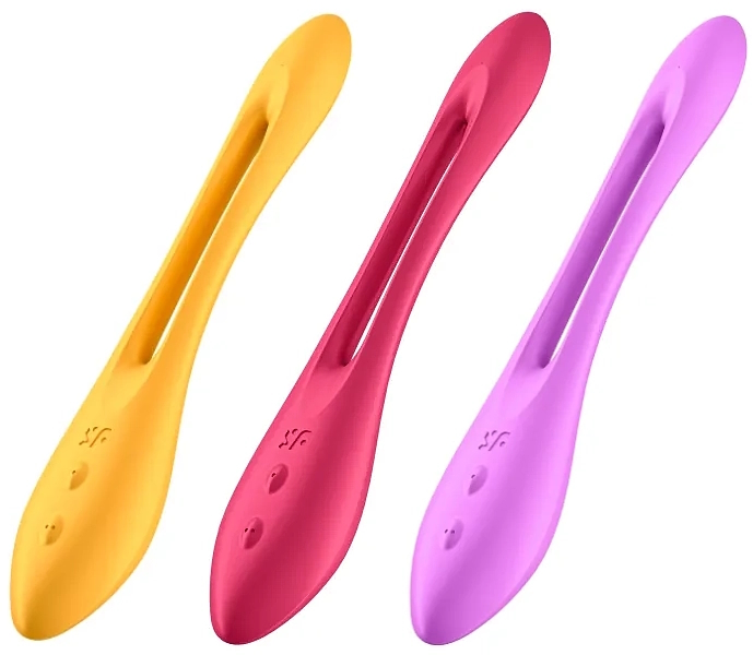 Изображение Satisfyer, Германия Многофункциональный вибратор для пар с гибкой основой Satisfyer Elastic Joy Dark Yellow