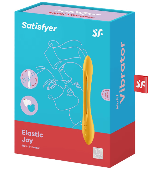 Изображение Satisfyer, Германия Многофункциональный вибратор для пар с гибкой основой Satisfyer Elastic Joy Dark Yellow