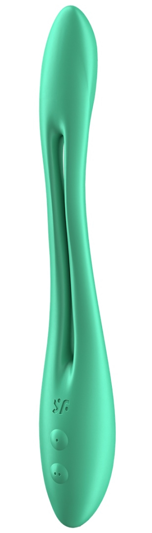 Фото Satisfyer, Германия Многофункциональный вибратор для пар с гибкой основой Satisfyer Elastic Game Light Green