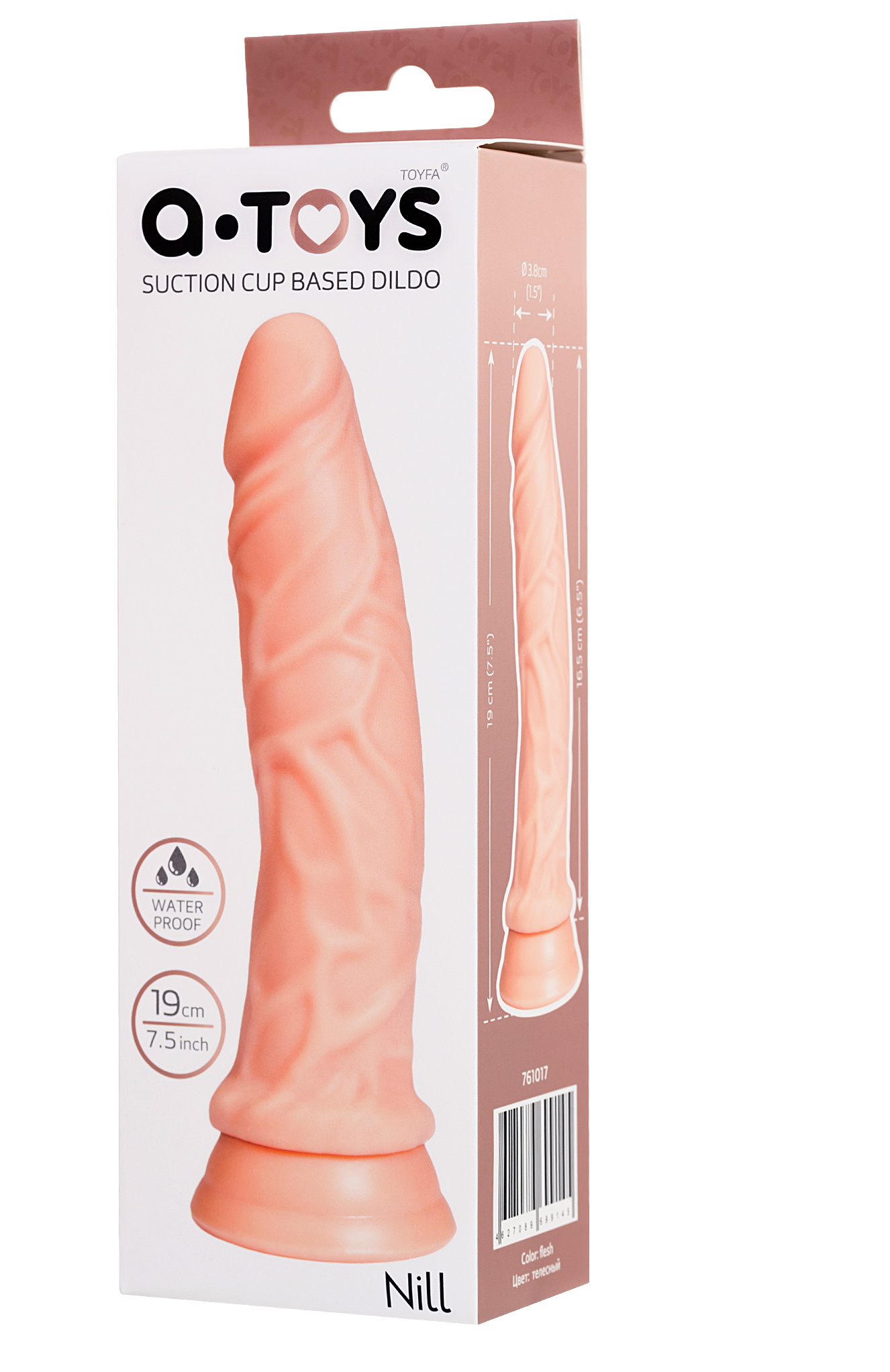 Фото TOYFA Basic Реалистичный фаллоимитатор Toyfa A-Toys Nill