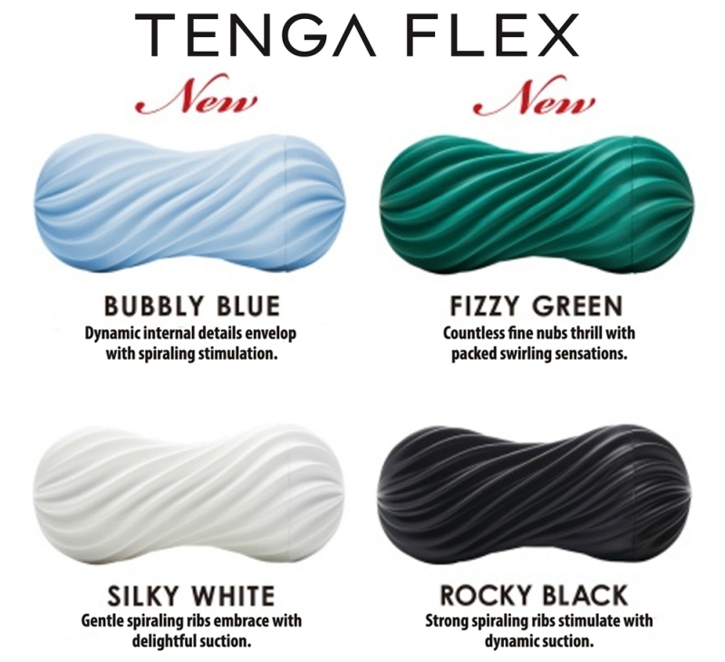 Изображение Tenga, Япония Мастурбатор Tenga Flex Bubbly Blue
