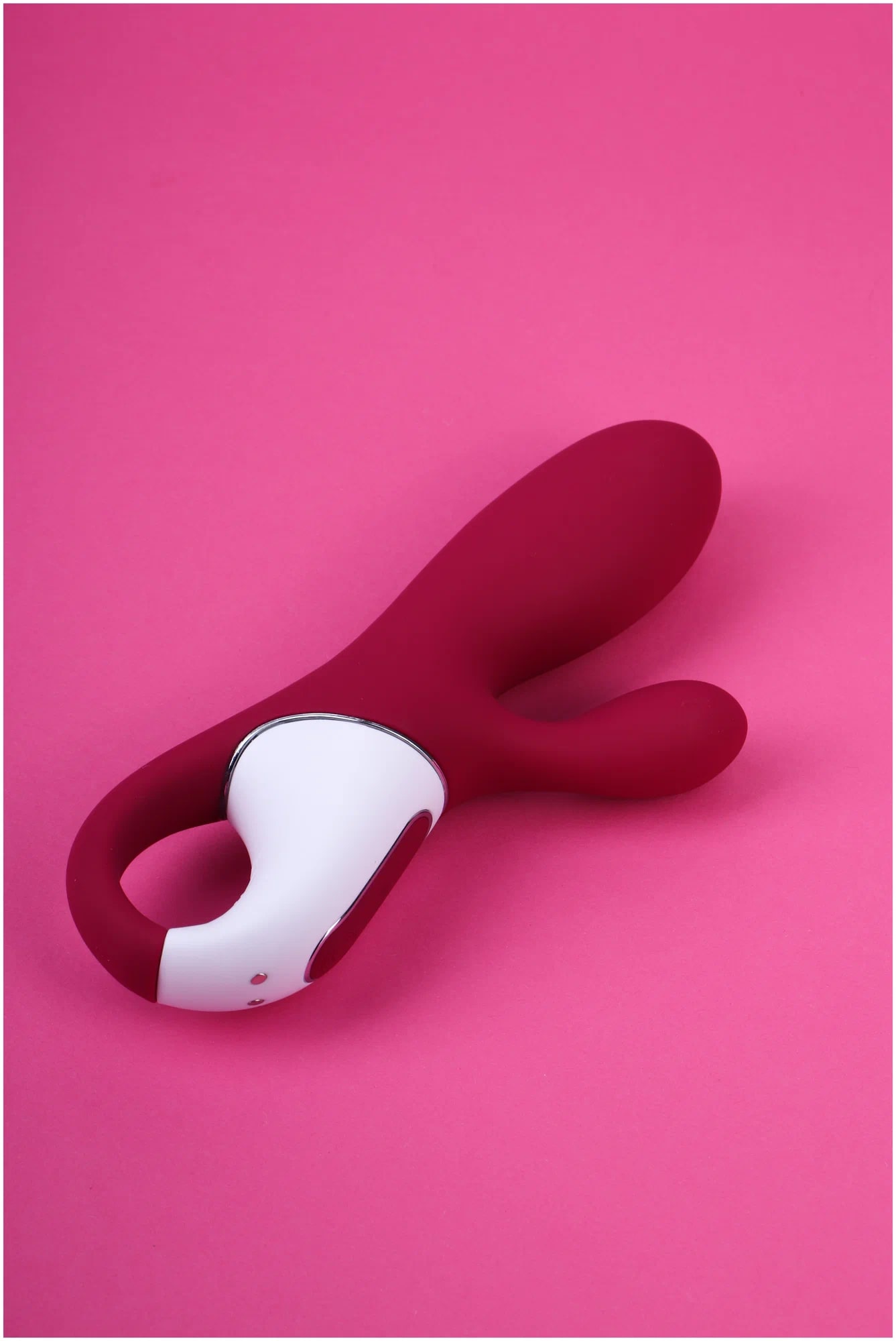 Фото Satisfyer, Германия Смарт-вибратор для точки G с клиторальным стимулятором и функцией подогрева Satisfyer Hot Bunny