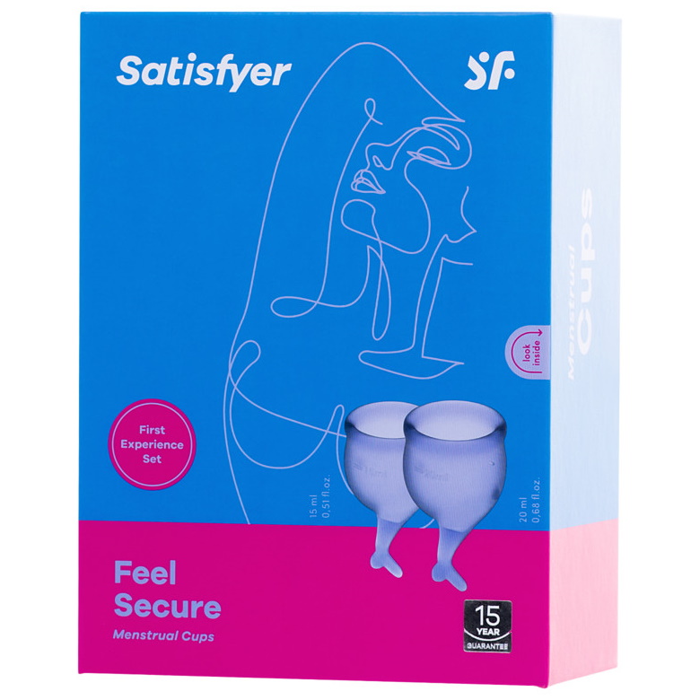 Изображение Satisfyer, Германия Набор менструальных чаш Satisfyer Feel Secure, лиловый
