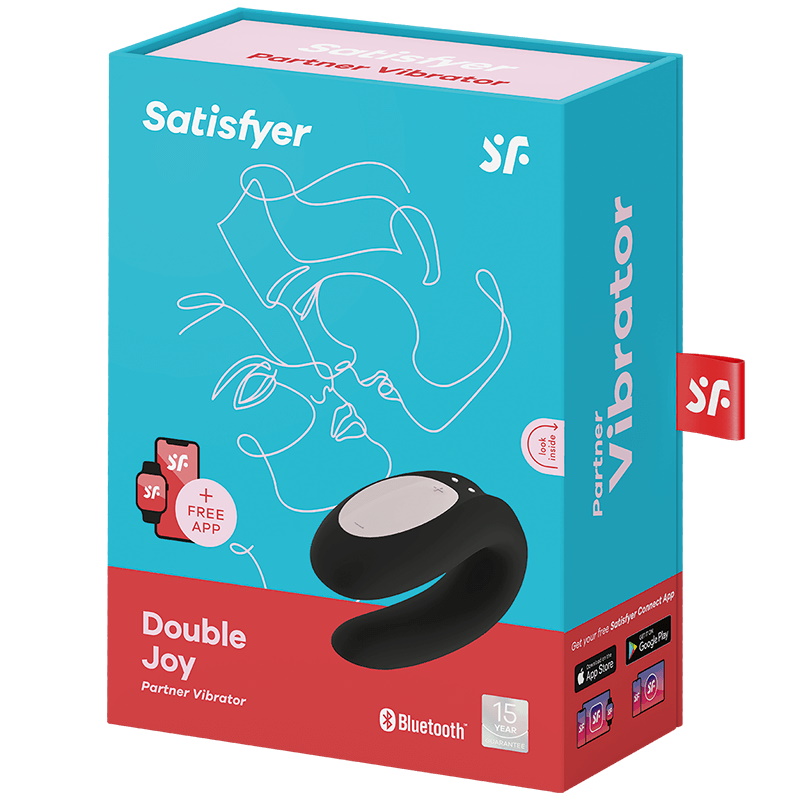 Фото Satisfyer, Германия Смарт-стимулятор для пар Satisfyer Double Joy Partner Vibrator черный