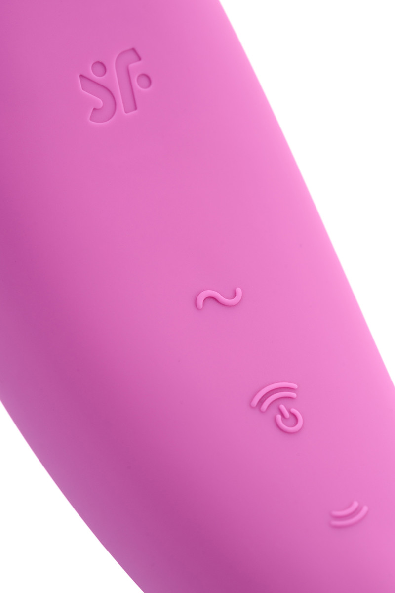 Изображение Satisfyer, Германия Вакуумный смарт-стимулятор клитора с вибрацией Satisfyer Curvy 3+ розовый