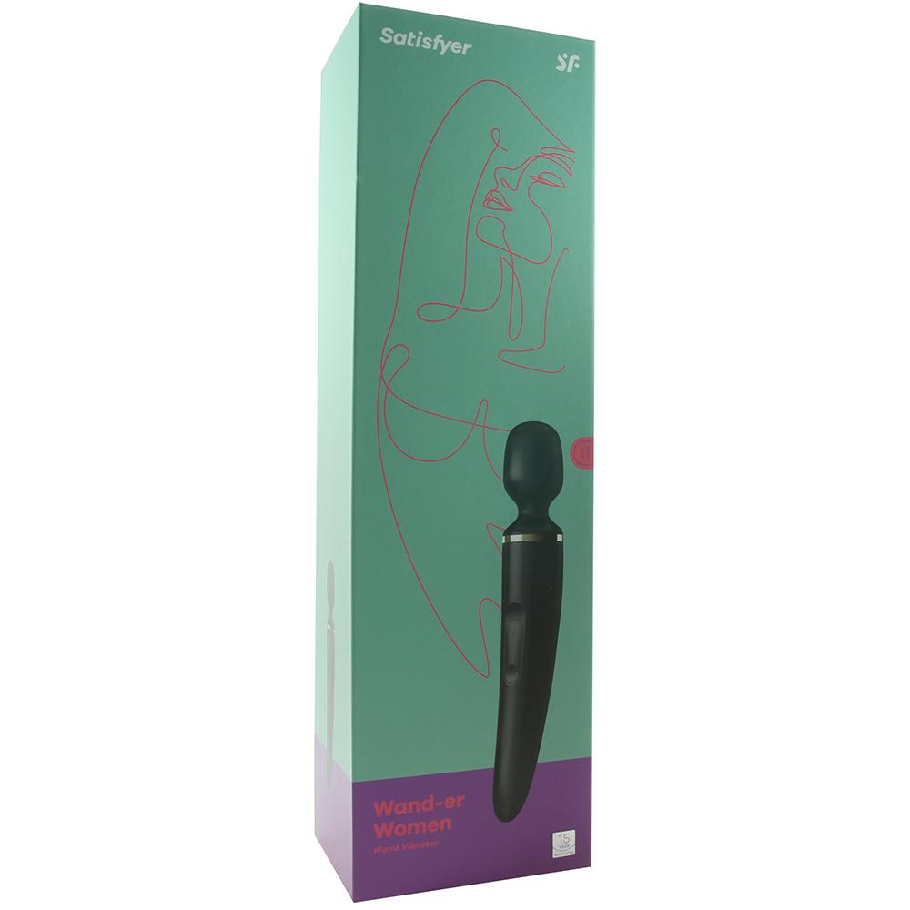 Satisfyer, Германия Вибромассажер перезаряжаемый Satisfyer Wand-er Women черный — купить в Минске Фото Satisfyer, Германия Вибромассажер перезаряжаемый Satisfyer Wand-er Women черный