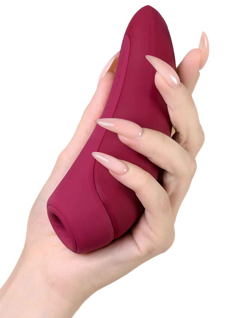 Изображение Satisfyer, Германия Вакуумный смарт-стимулятор клитора с вибрацией Satisfyer Curvy 1+ Rose Red