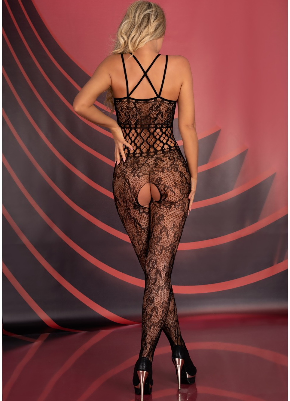 Изображение Livia Corsetti Fashion, Польша Сексуальный кэтсьюит с цветочными узорами и открытым доступом Junonna S/L