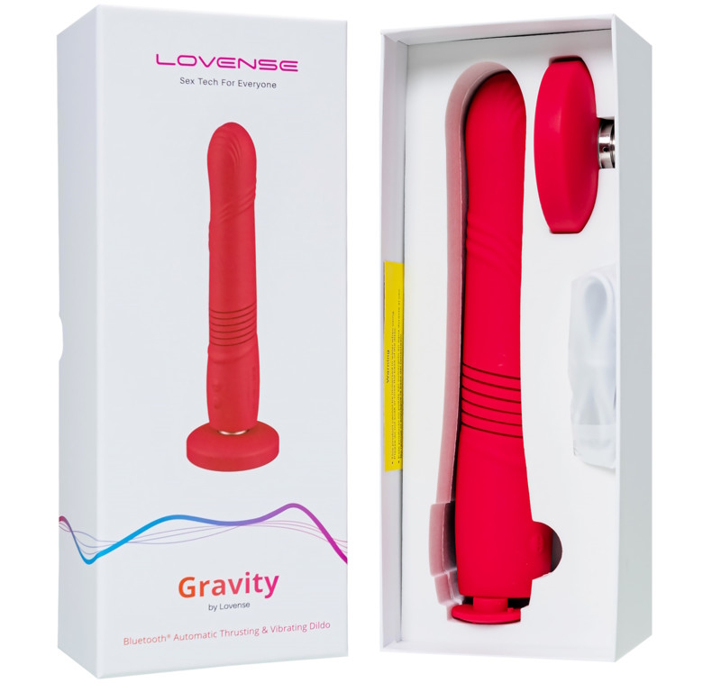 Изображение Lovense, США Смарт-пульсатор на присоске Lovense Gravity