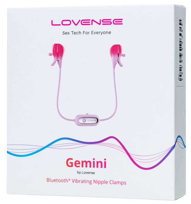 Фото Lovense, США Смарт-вибромассажер для сосков Lovense Gemini