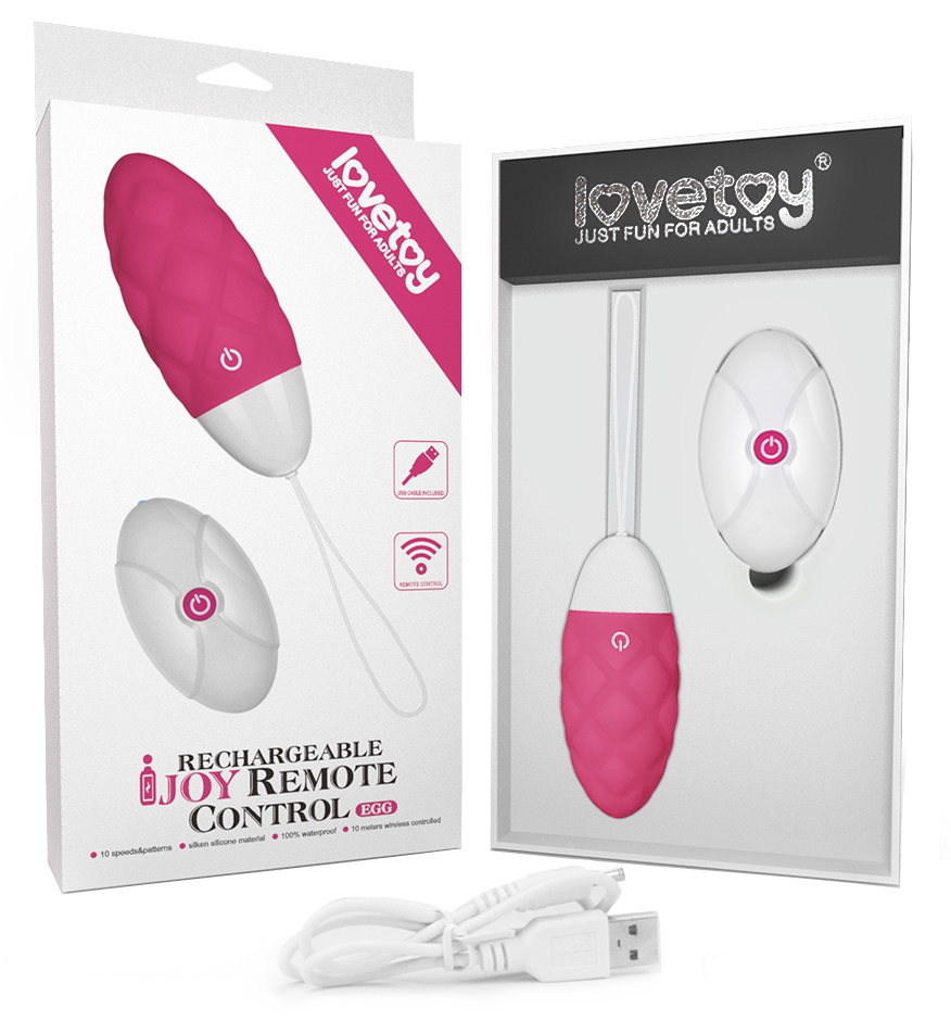 Изображение Lovetoy, Китай Перезаряжаемое виброяйцо с пультом дистанционного управления Ijoy Wireless Remote Control Rechargeable Egg