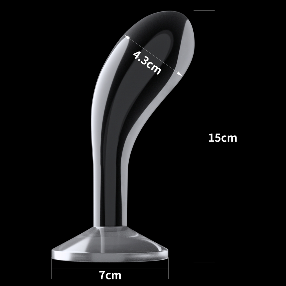 Фото Lovetoy, Китай Прозрачный стимулятор простаты Lovetoy Flawless Clear Prostate Plug 15 см