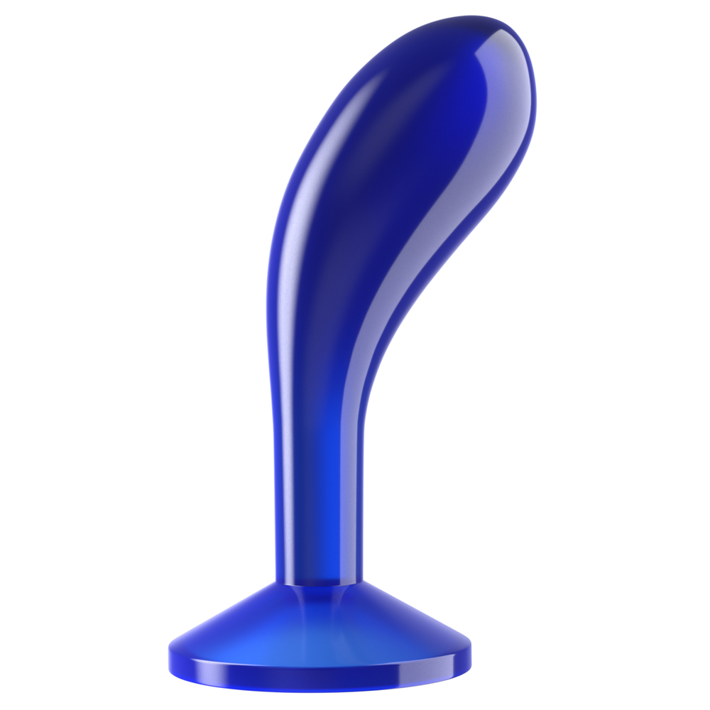 Изображение Lovetoy, Китай Стимулятор простаты Lovetoy Flawless Clear Prostate Plug синего цвета 15 см
