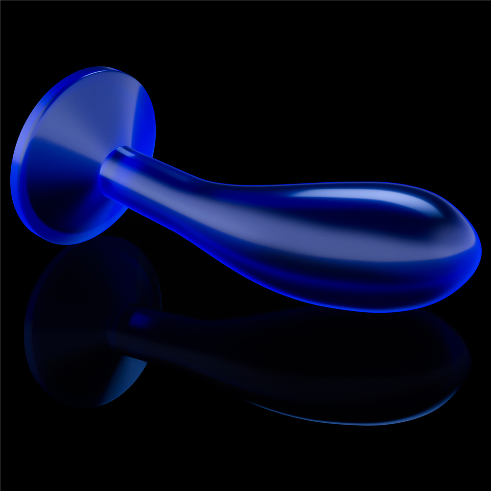 Изображение Lovetoy, Китай Стимулятор простаты Lovetoy Flawless Clear Prostate Plug синего цвета 15 см