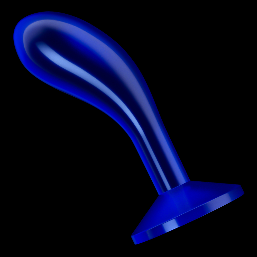 Изображение Lovetoy, Китай Стимулятор простаты Lovetoy Flawless Clear Prostate Plug синего цвета 15 см