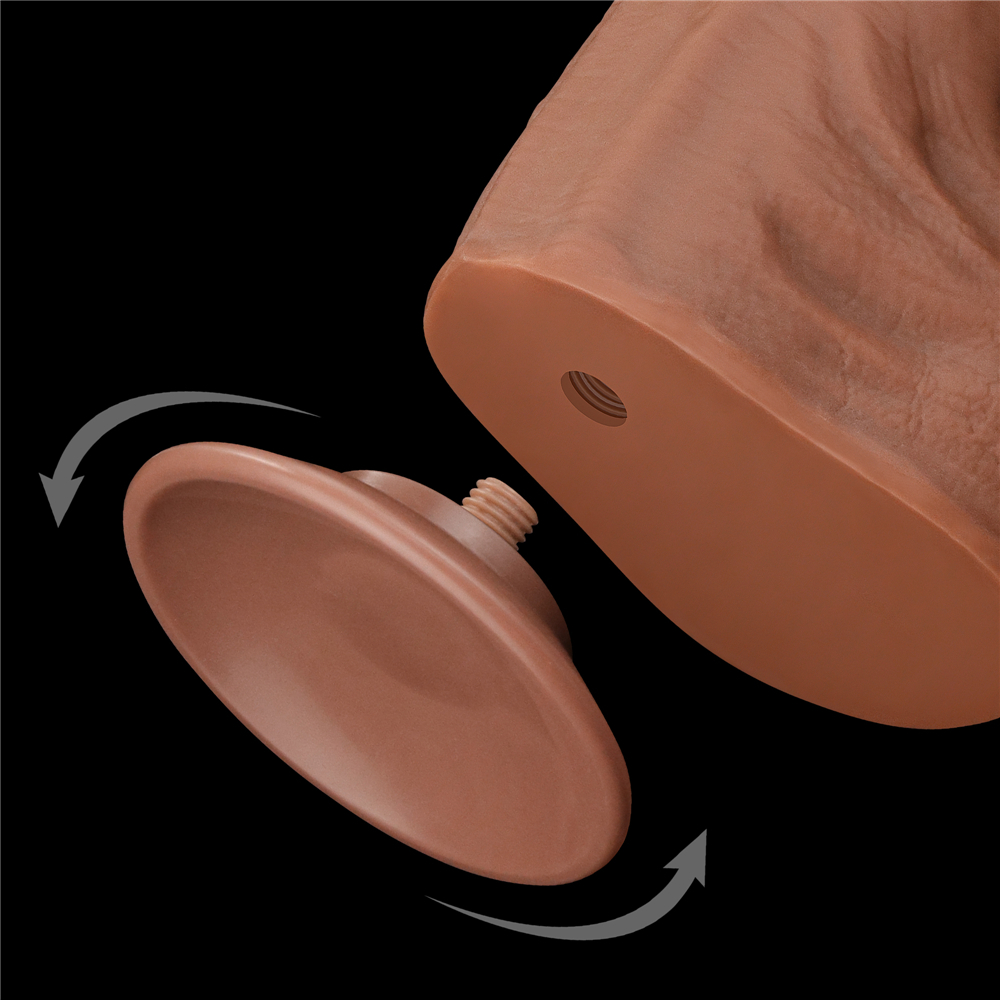 Изображение Lovetoy, Китай Реалистичный фаллоимитатор-мулат на присоске Lovetoy Sliding-Skin Dual Layer Dong 36 см