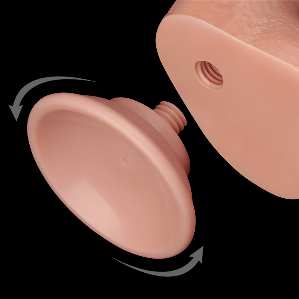 Фото  Реалистичный фаллоимитатор с эффектом двойной кожи Lovetoy Sliding-Skin Dual Layer Dong 20 см