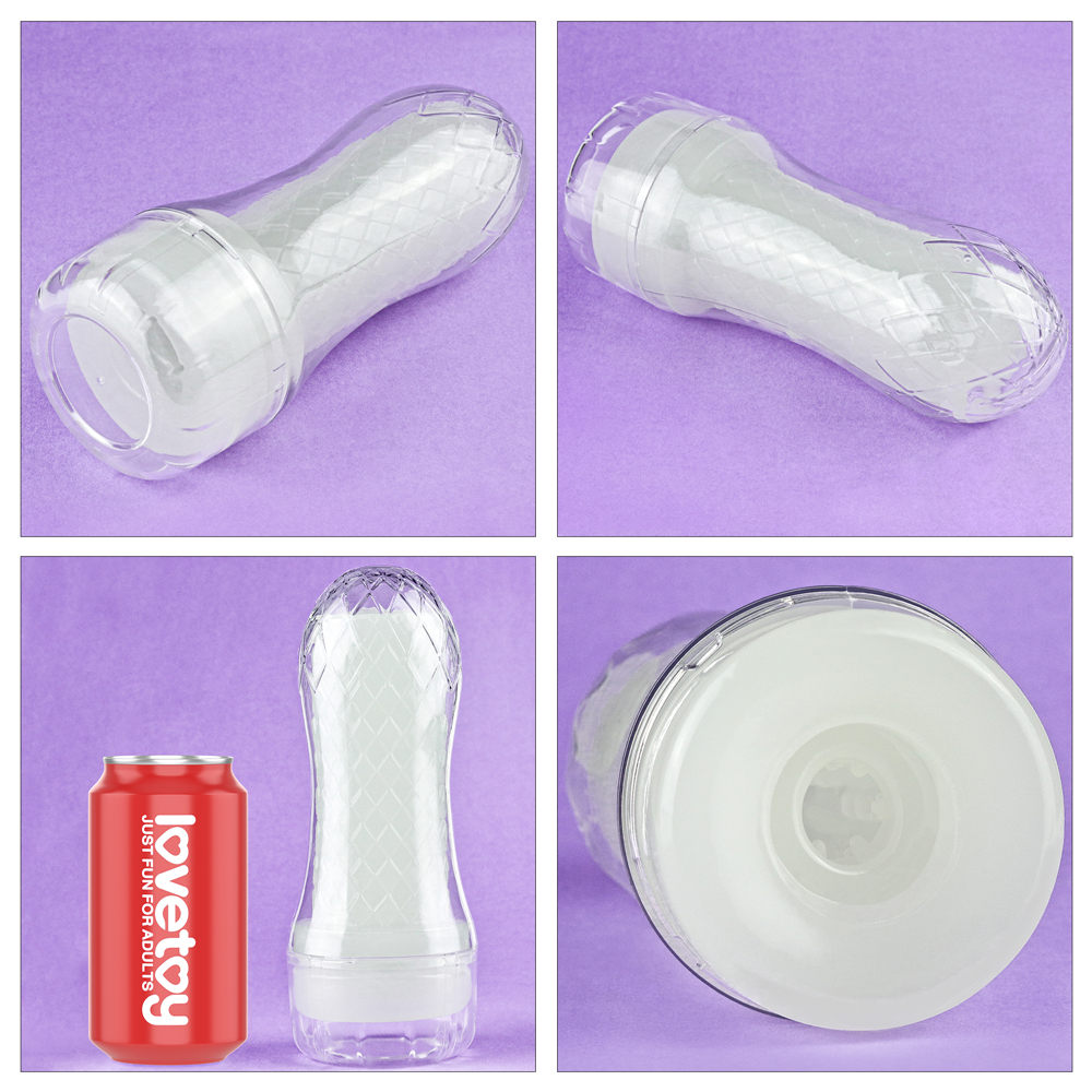 Фото Lovetoy, Китай Прозрачный мастурбатор светящийся в темноте Lumino Play Pocketed Masturbator