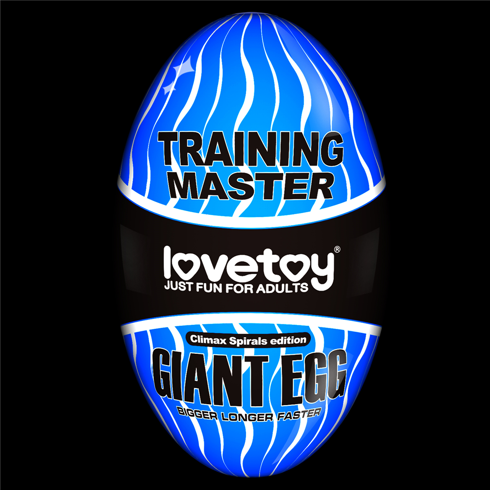 Фото Lovetoy, Китай Большое яйцо-мастурбатор Giant Egg Climax Spirals Edition