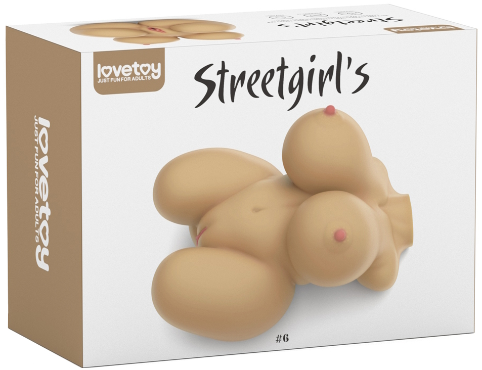 Изображение Lovetoy, Китай Реалистичный мастурбатор-торс с грудью Streetgirls Lovetoy 33 см