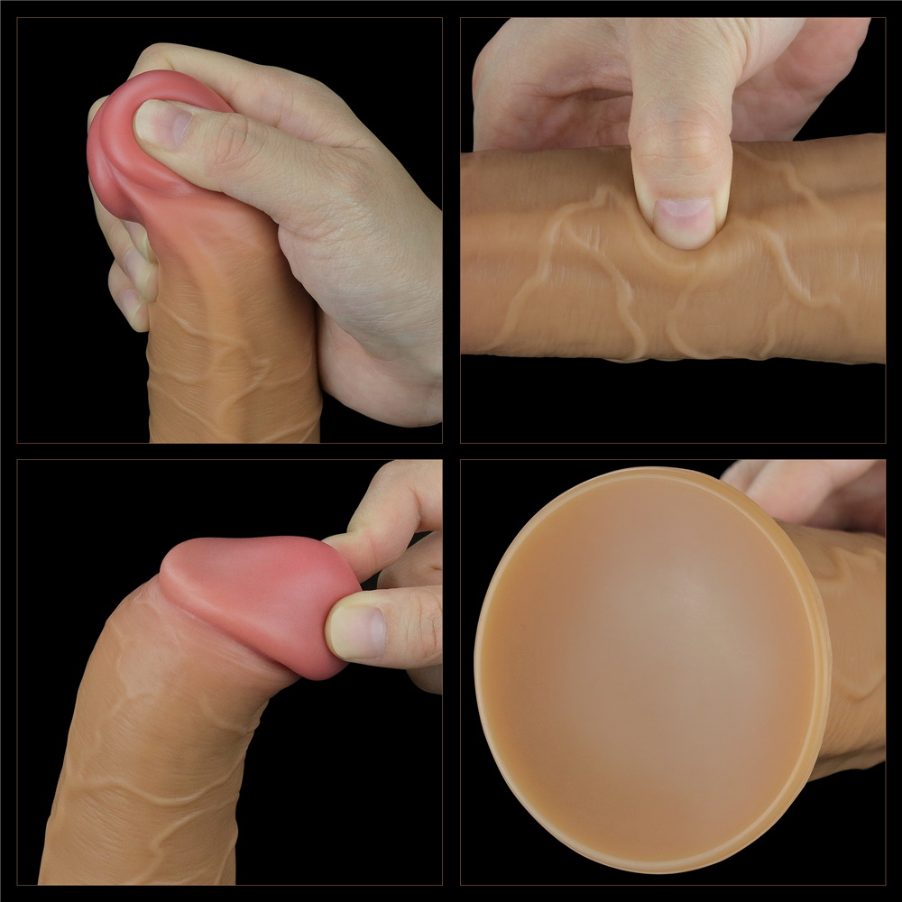 Изображение Lovetoy, Китай Реалистичный вибратор с ротацией Dual Layered Silicone Rotator 21 см
