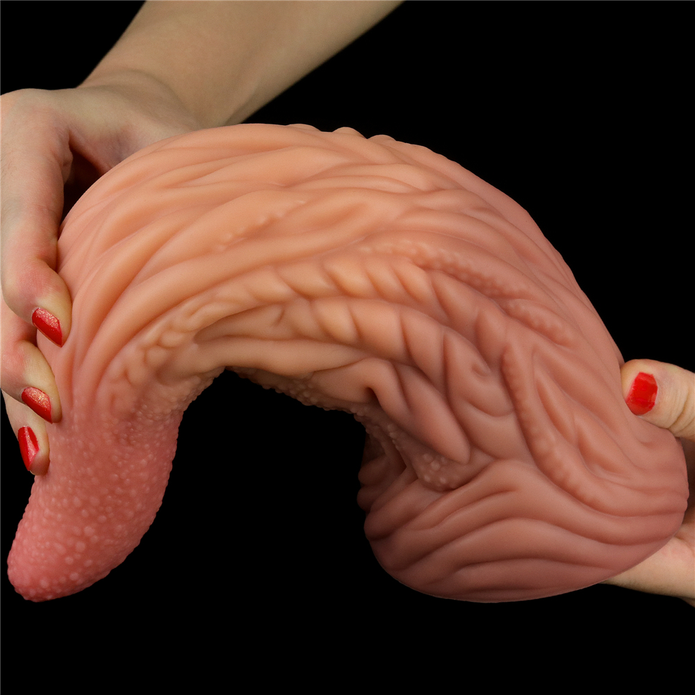 Изображение Lovetoy, Китай Фаллос-язычок с рельефным стволом Lovetoy Nature Cock Tongue 25 см