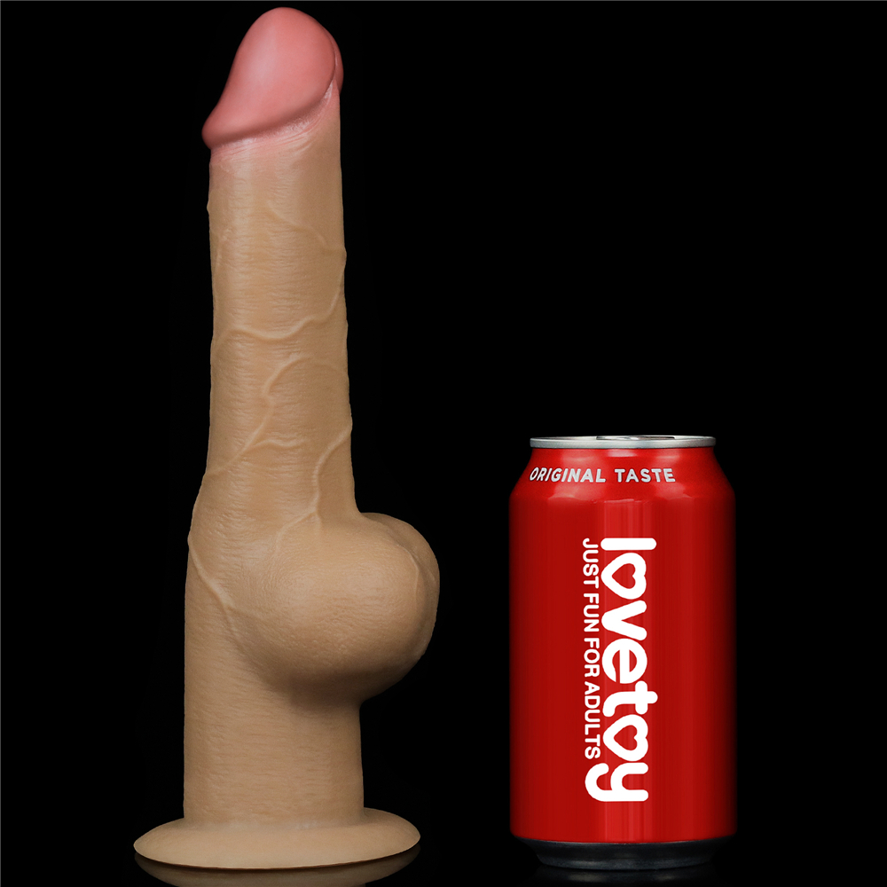 Изображение Lovetoy, Китай Реалистичный фаллос с высоко посаженной мошонкой Lovetoy Silicone Cock 25 см
