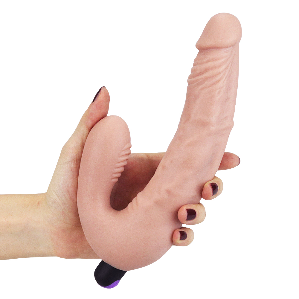 Фото Lovetoy, Китай Безремневой реалистичный вибрострапон Rechargeable Ijoy 20 см