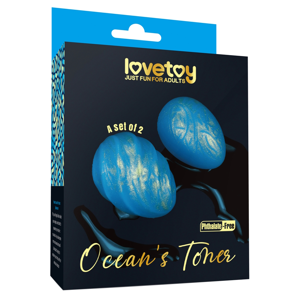 Изображение Lovetoy, Китай Набор вагинальных шариков без сцепки Oceans Toner Egg Set 70 гр
