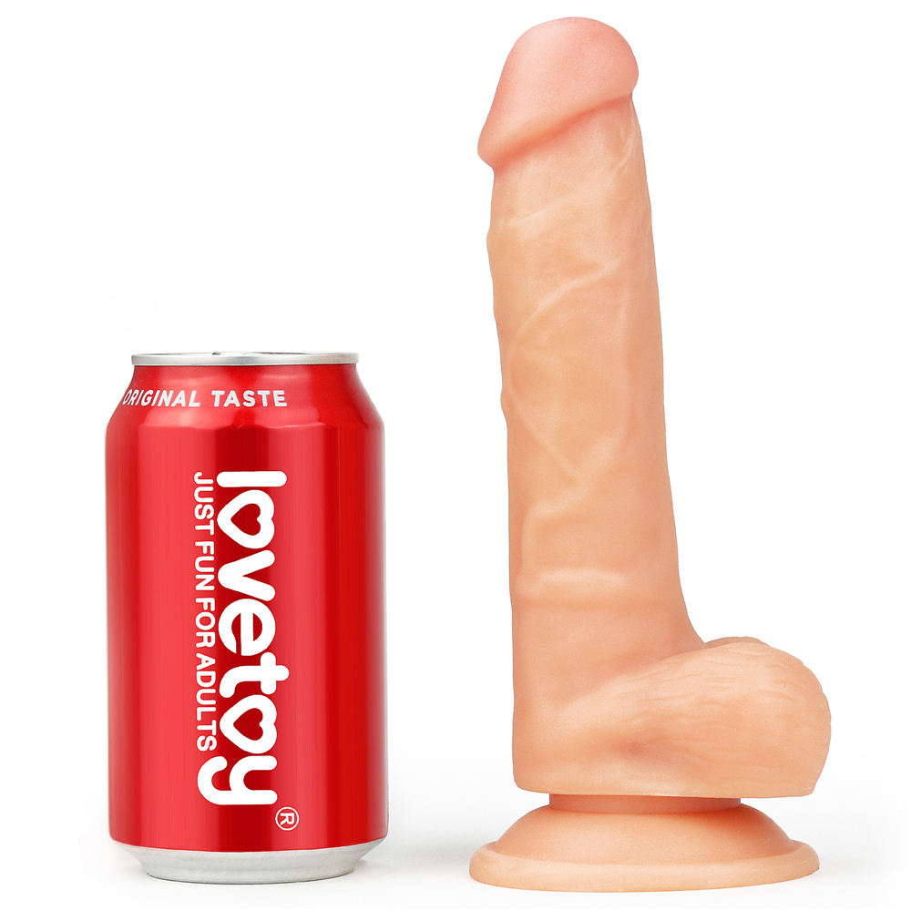 Изображение Lovetoy, Китай Страпон-реалистик на черных трусиках Easy Strapon Set 20 см