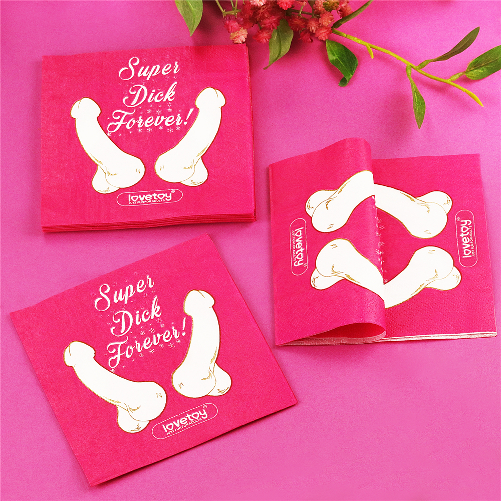 Фото Lovetoy, Китай Бумажные салфетки Super Dick Forever 10 шт