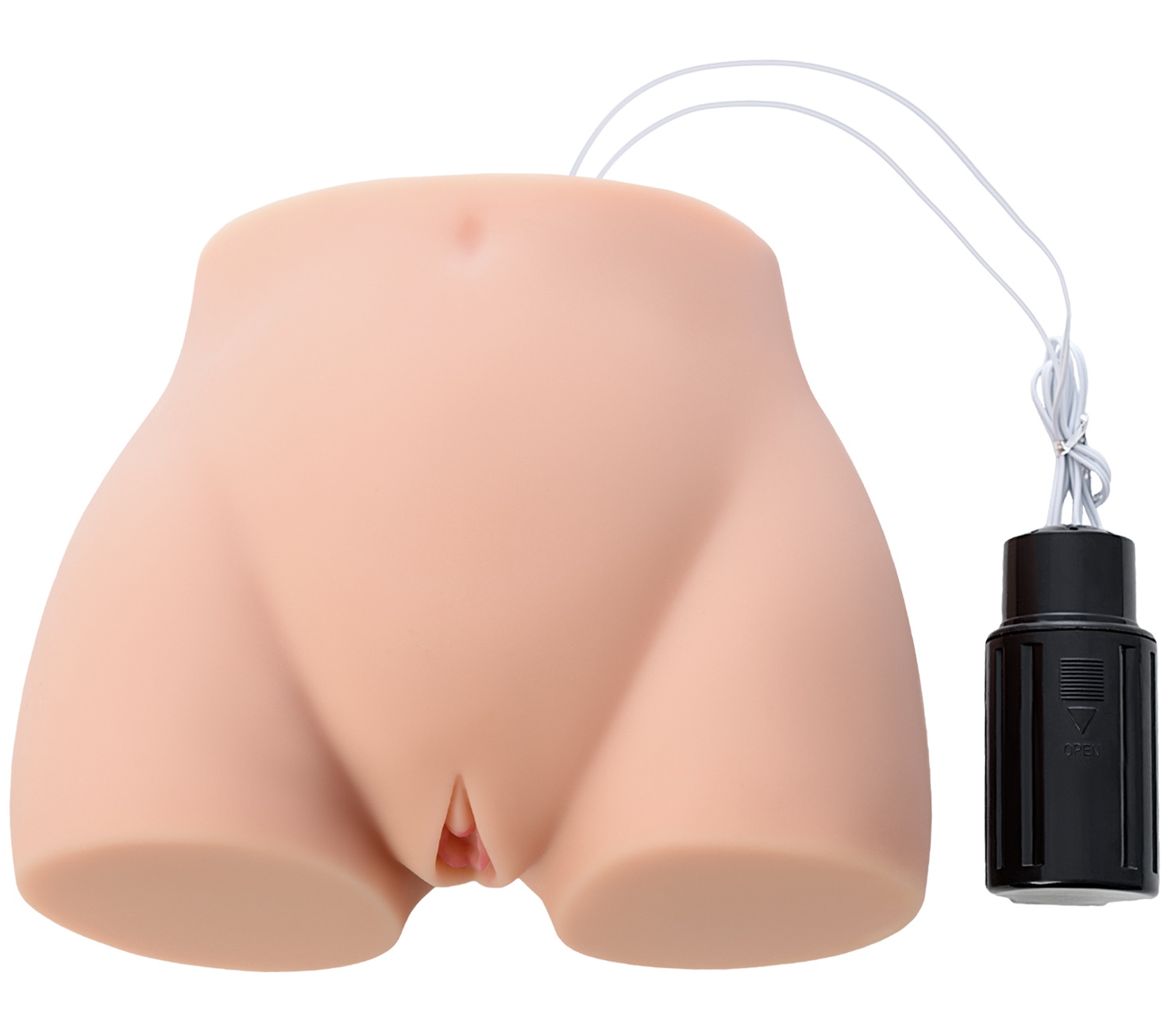 Фото TOYFA Basic Реалистичный мастурбатор Kokos Cherry с вибрацией и ротацией