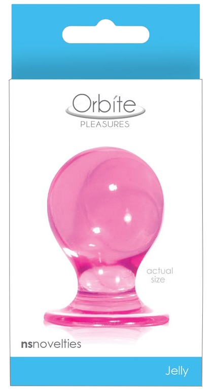 Изображение  Анальная пробка на присоске Orbite M розовая