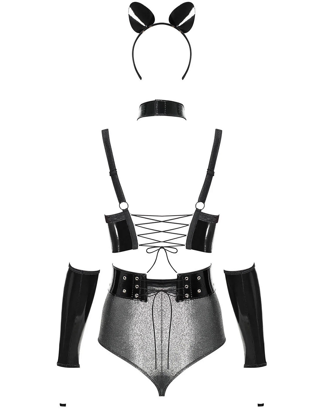 Obsessive, Польша Сексуальный костюм женщины-кошки Silveria L/XL — купить в Минске Изображение Obsessive, Польша Сексуальный костюм женщины-кошки Silveria L/XL
