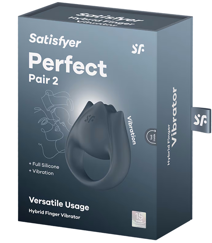 Фото Satisfyer, Германия Вибромассажер-эрекционное кольцо Satisfyer Perfect Pair 2