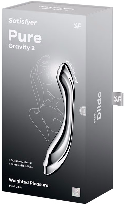 Изображение Satisfyer, Германия Двусторонний стальной стимулятор Satisfyer Pure Gravity 2